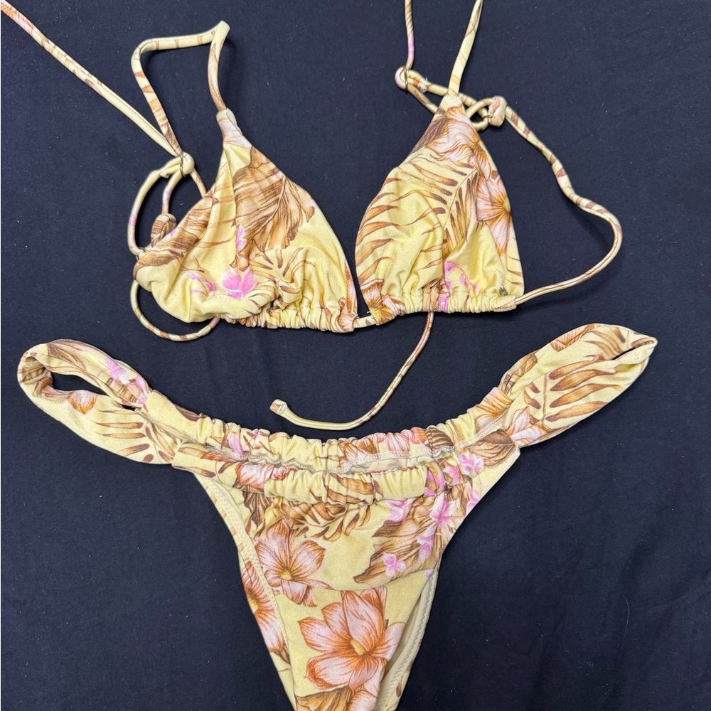 Rip Curl Tropical Yellow and Pink Bikini